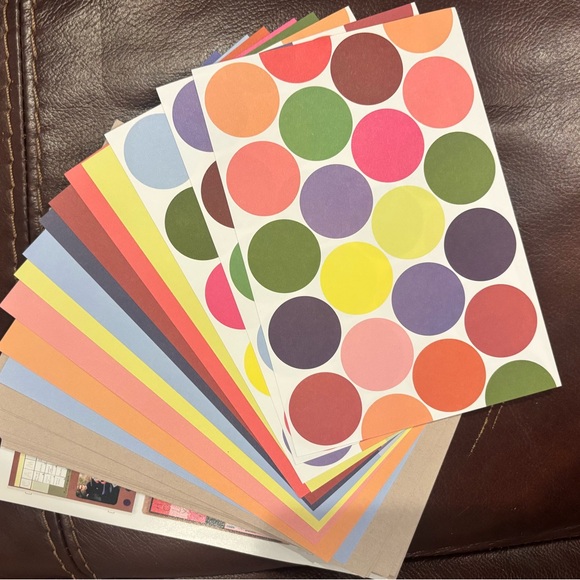 Creative Memories Mini Moments Retired Set-Colorful Polka Dot and Stripe Tray - Picture 15 of 16